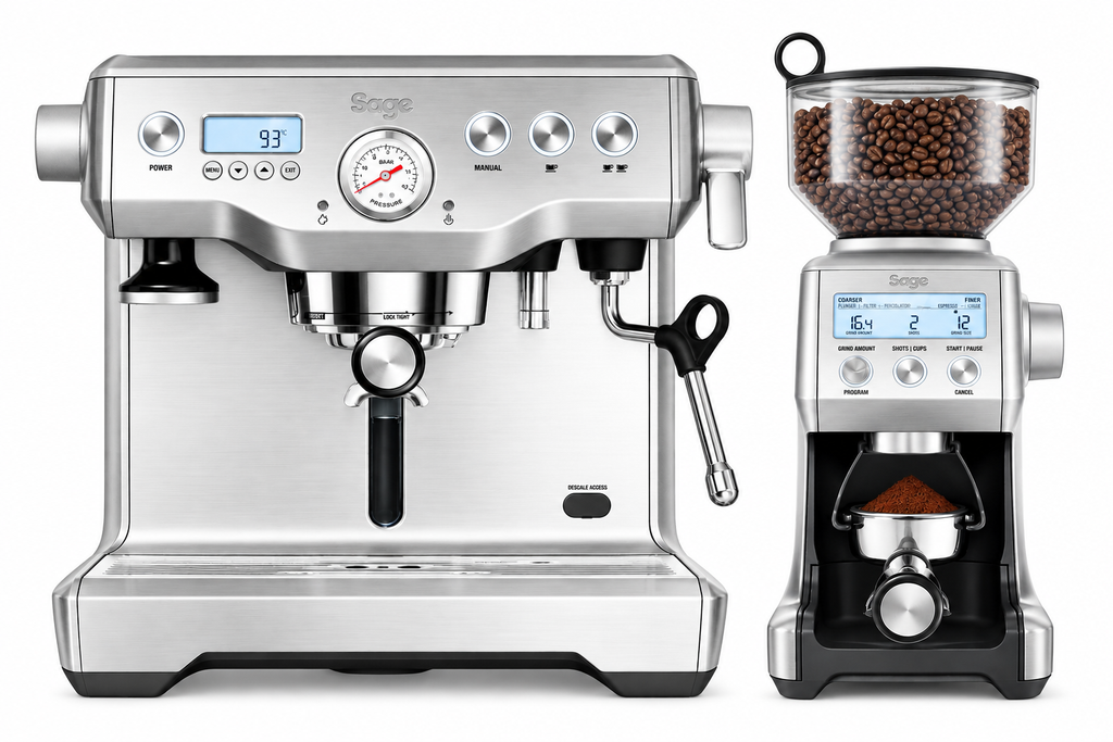 Sage the Dynamic Duo Espresso Machine & Coffee Grinder | Kaffirost